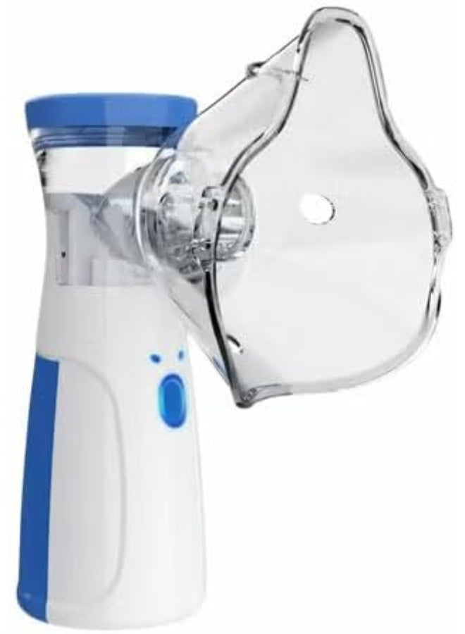 Portable Mini Mesh Nebulizer for Adults and Children – Portable Ultrasonic Inhaler for Home and Travel Use